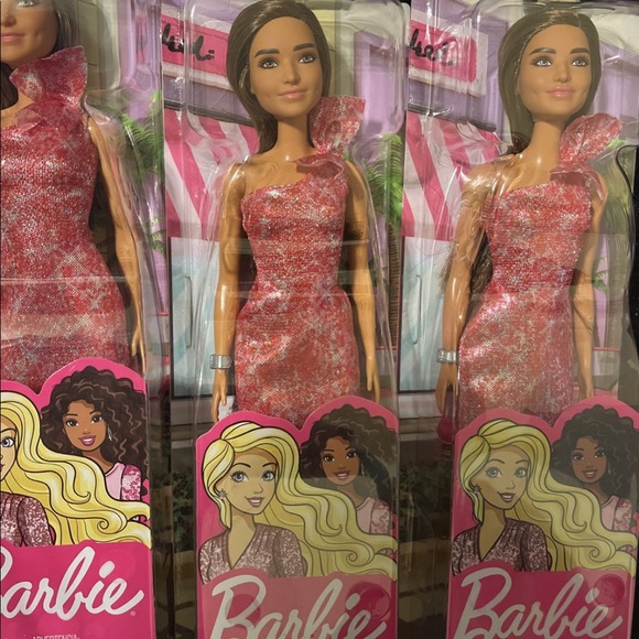 Barbie | Toys | Barbie Glitz Doll With Pink Dress | Poshmark